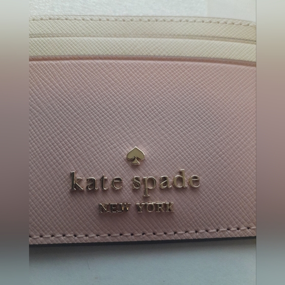 New Kate Spade Madison Card Holder In Rose Smoke Color NWT - Picture 5 of 13